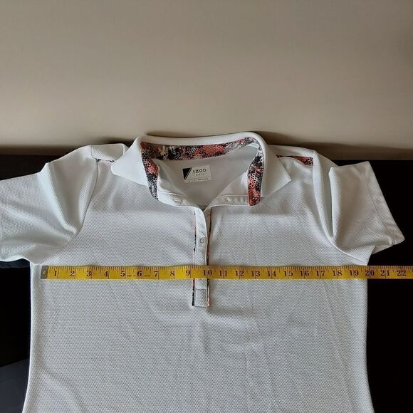 Izod Golf Shirt Sz L White - Picture 8 of 8